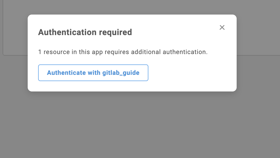 Authentication Button - Documentation