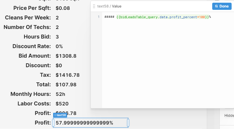 How do I make only 2 decimal places? - Queries and Resources - Retool Forum