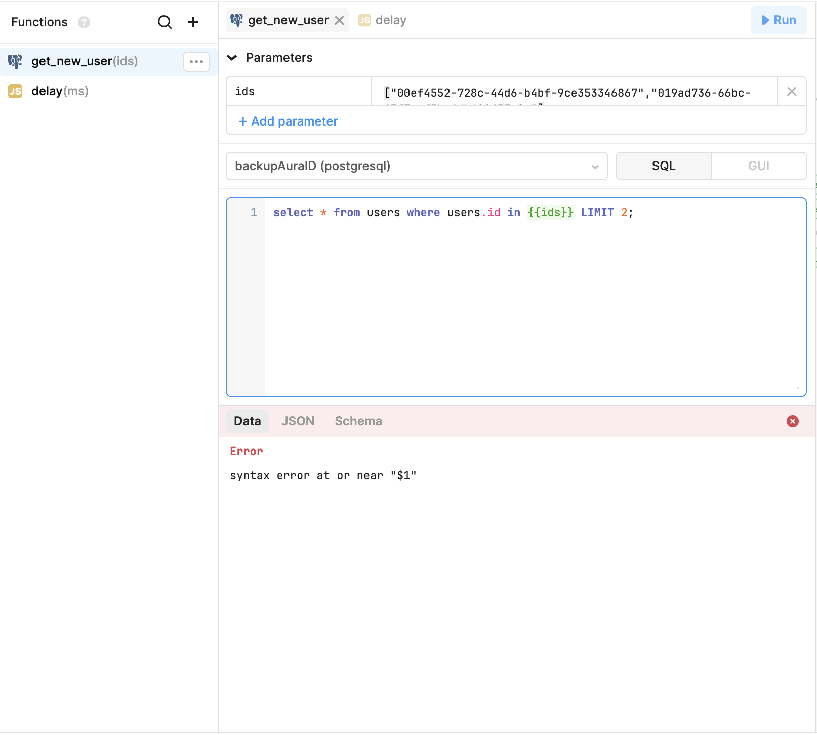 Filtering data in Azure Database for PostgreSQL