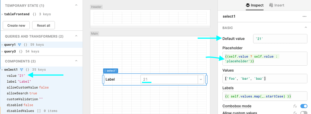 Set default dropdown value from select - Queries and Resources - Retool ...