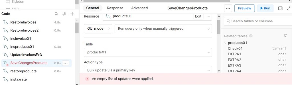 SaveCodeShowingError - 💬 App Building - Retool Forum