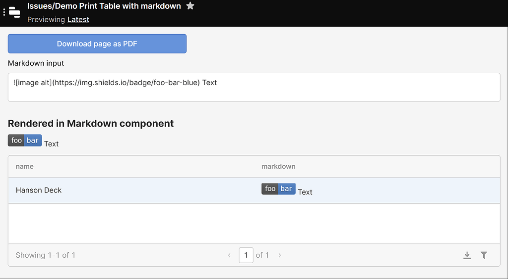 BUG: Images in markdown are not rendered when using utils.downloadPage ...