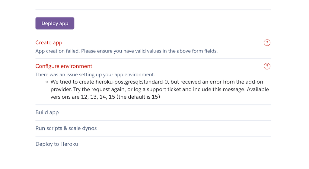 Unable to self-host on Heroku - 💬 Self Hosted Retool - Retool Forum