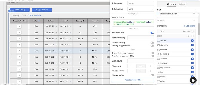 Status Value