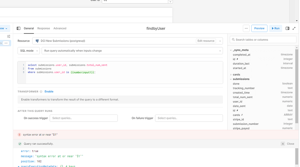 Wont lookup by number - 💬 App Building - Retool Forum