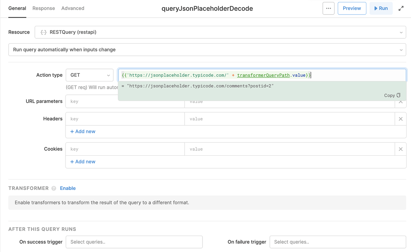 Build dynamic URL path for calling an API - Queries and Resources ...