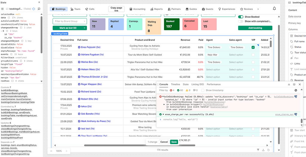 Changeset Bug When Updating Boolean - 💬 App Building - Retool Forum