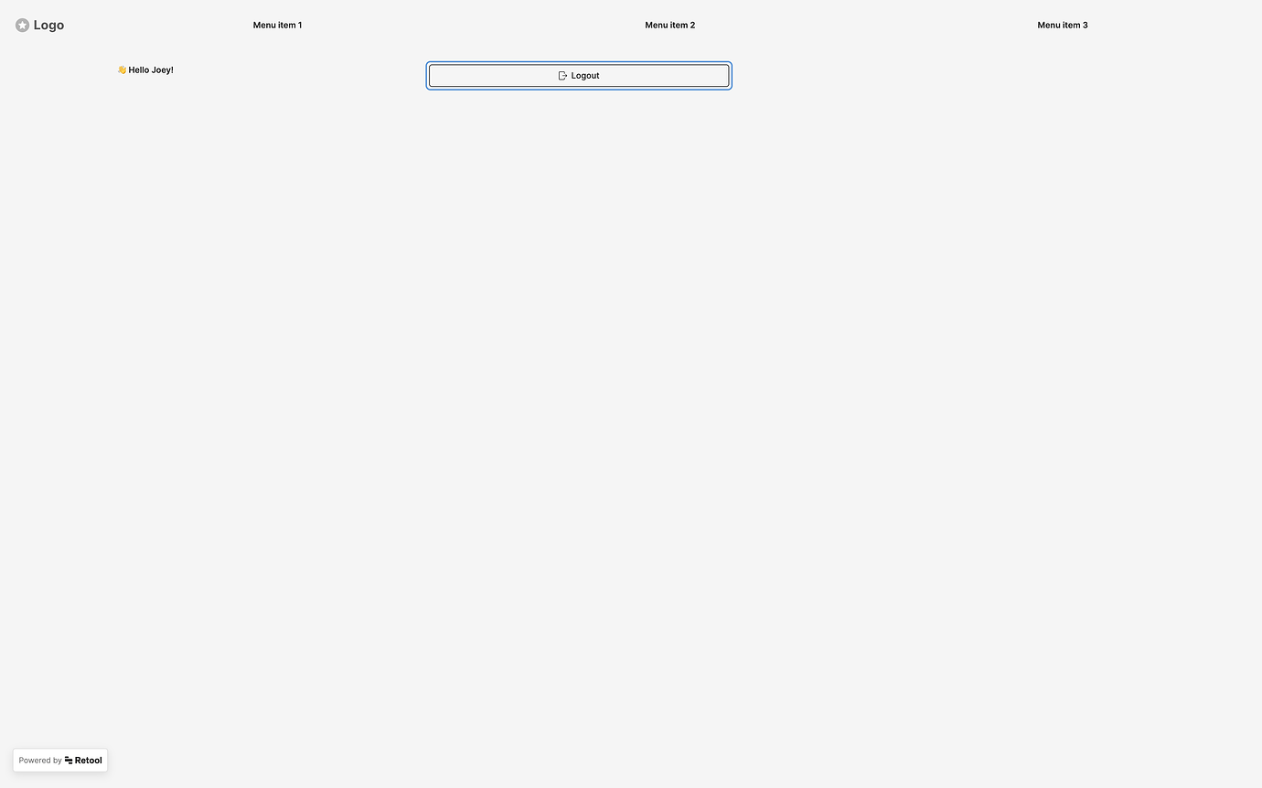 How can a user Logout of Retool Portal - 💬 External Apps - Retool Forum