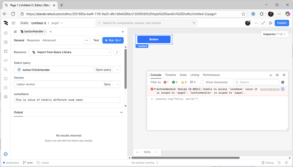 Scoping conflict when using Query Library - 💬 App Building - Retool Forum
