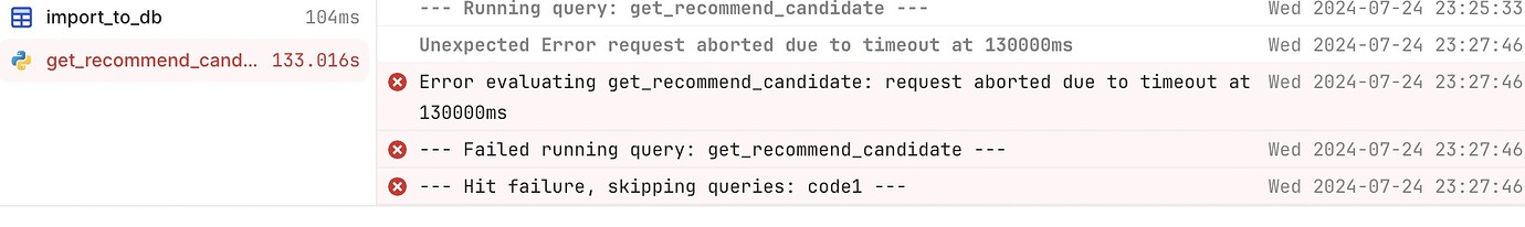 Python code block timeout issue - 💬 Workflows - Retool Forum