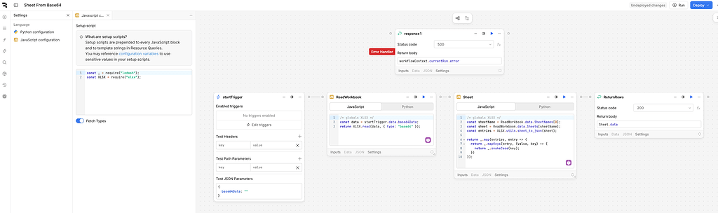 Parsing a Spreadsheet with Sheet.js - 🤝 Community Show & Tell - Retool ...