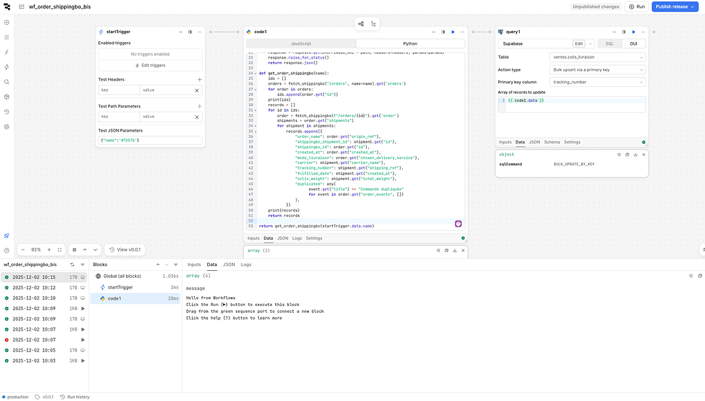 Workflow not running when triggered via query - 💬 Workflows - Retool Forum