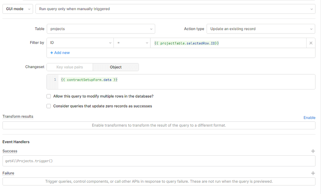 Update existing records without deleting fields - 💬 App Building ...