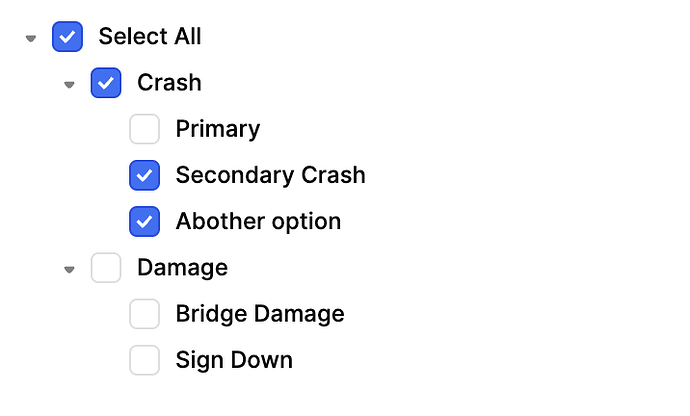 New Checkbox Tree component - Unselecting child items doesn't cancel ...