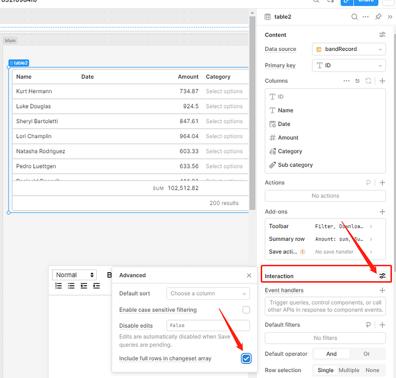 All of the row data with table updates - 💬 App Building - Retool Forum