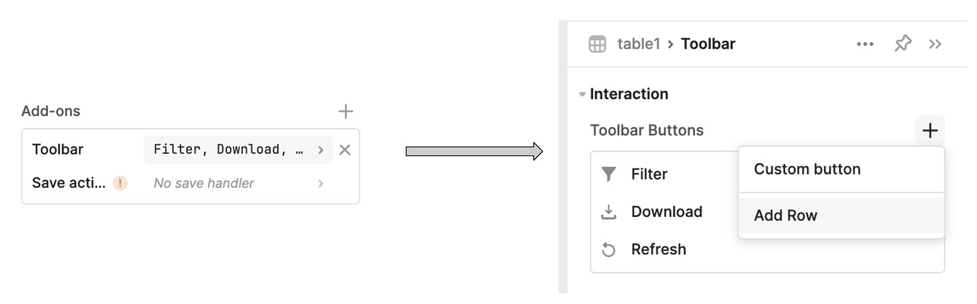 New: Add New Row Toolbar Button on Table - 💥 Product Updates - Retool Forum