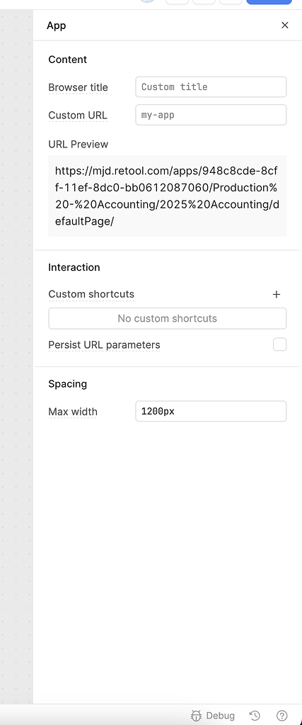 Spacing Max Width Resetting - 💬 App Building - Retool Forum