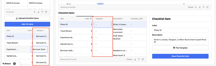 amplend checklists