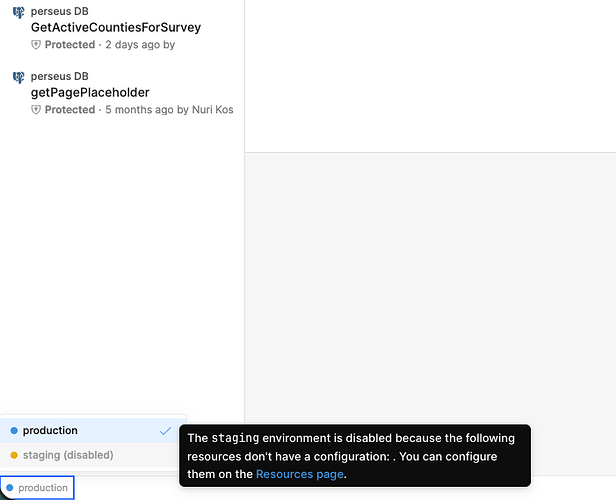 error stage is not available
