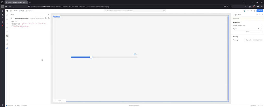 Draggable Progress Bar component - 🤝 Community Show & Tell - Retool Forum