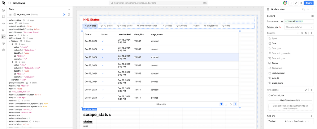 Table filter is not working - 💬 App Building - Retool Forum