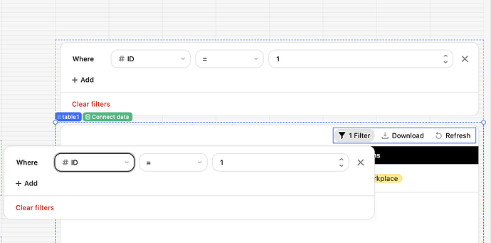 Retool Filter Block Example Standalone filter & toolbar - π¬ Feature Requests - Retool Forum