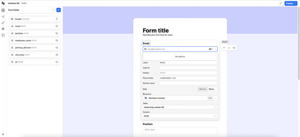 Bug concerning generating from a database - 💬 App Building - Retool Forum