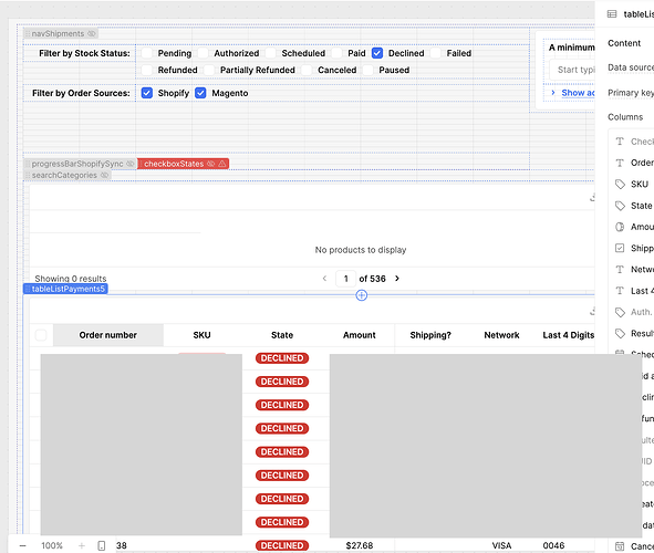 duplicated-table-showing
