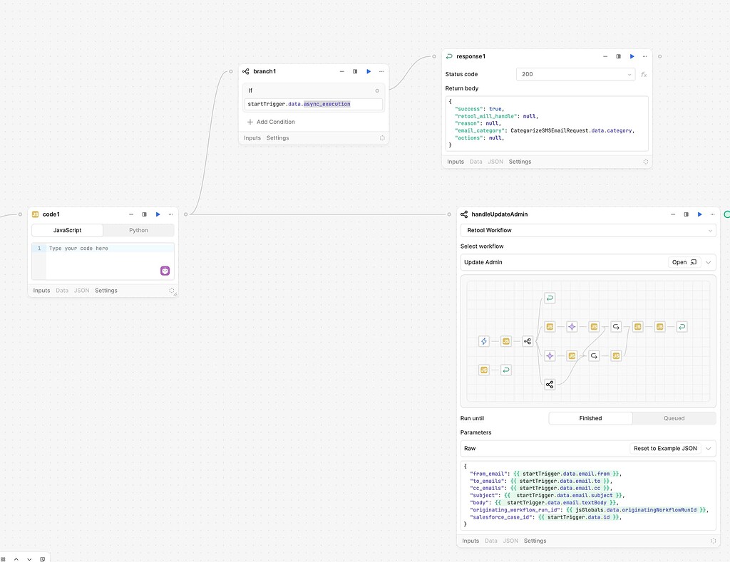 Running webhook triggered workflow asynchronously - 💬 Workflows ...