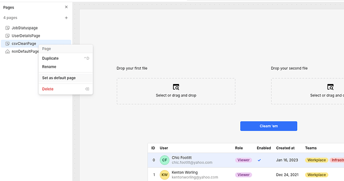 setting-default-page
