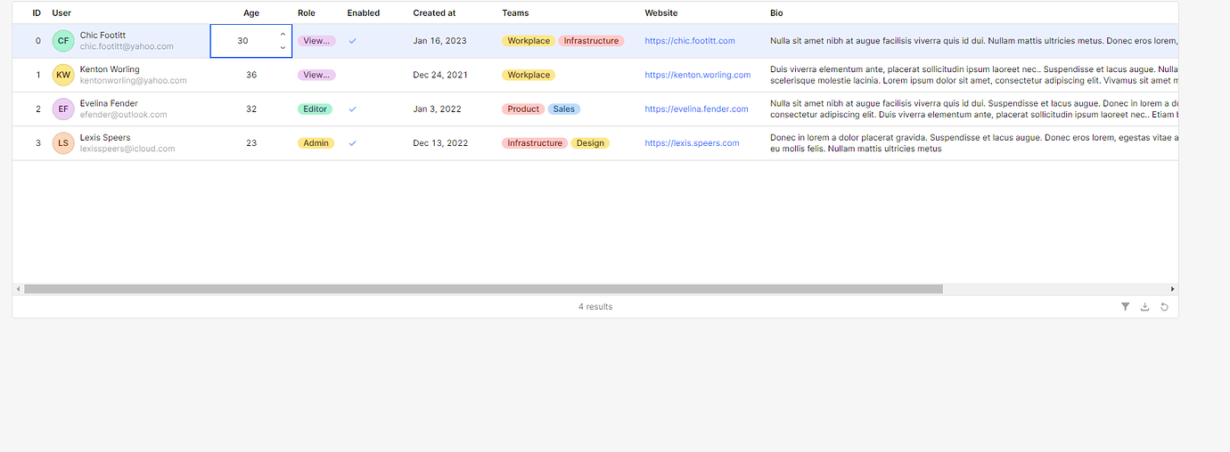 In table component Save/Cancel popup not shown after updating editable ...