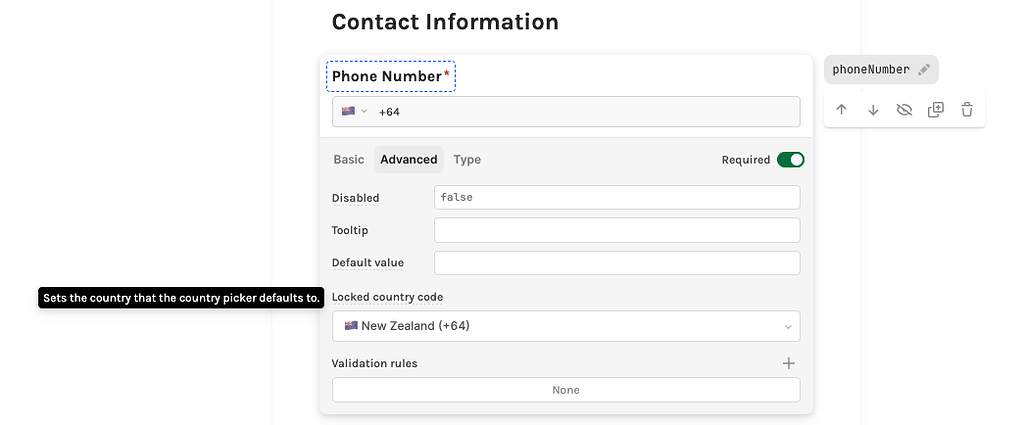 Retool forms phone number country code - 💬 App Building - Retool Forum