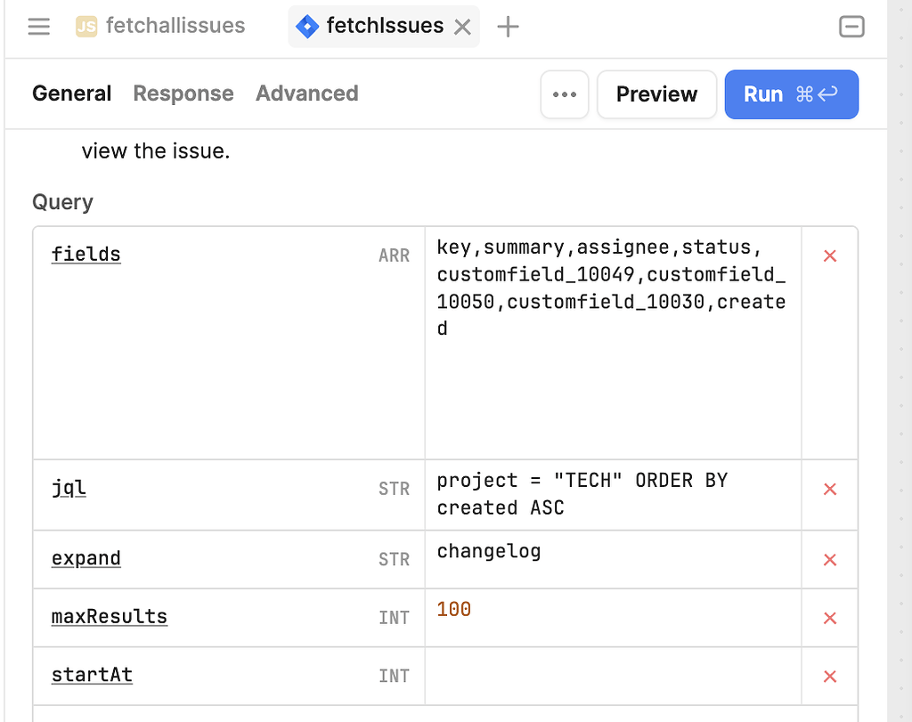 how-to-pass-parameters-to-jira-resource-in-retool-queries-and
