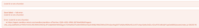 RETOOL RUNTIME ERROR