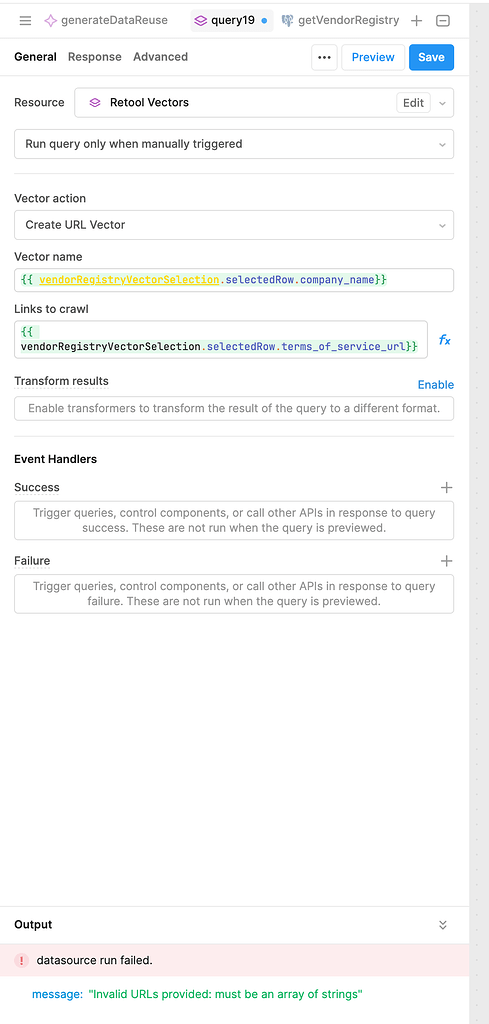 Creating vectors from table record URLs - 💬 App Building - Retool Forum