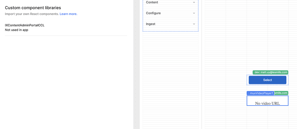 Custom Component Library not working properly (suddenly disappeared ...