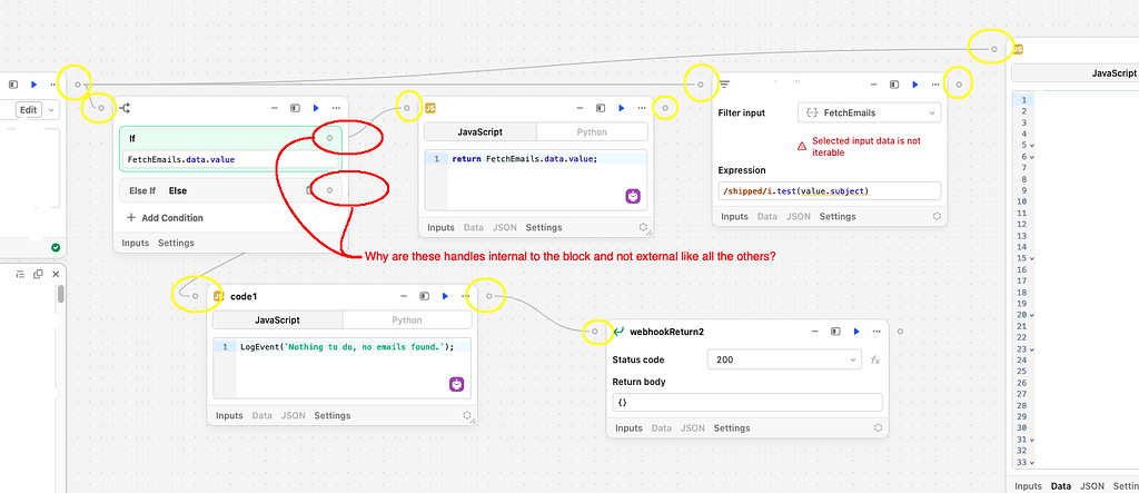Branch block handles are displayed under block - 💬 Feature Requests ...
