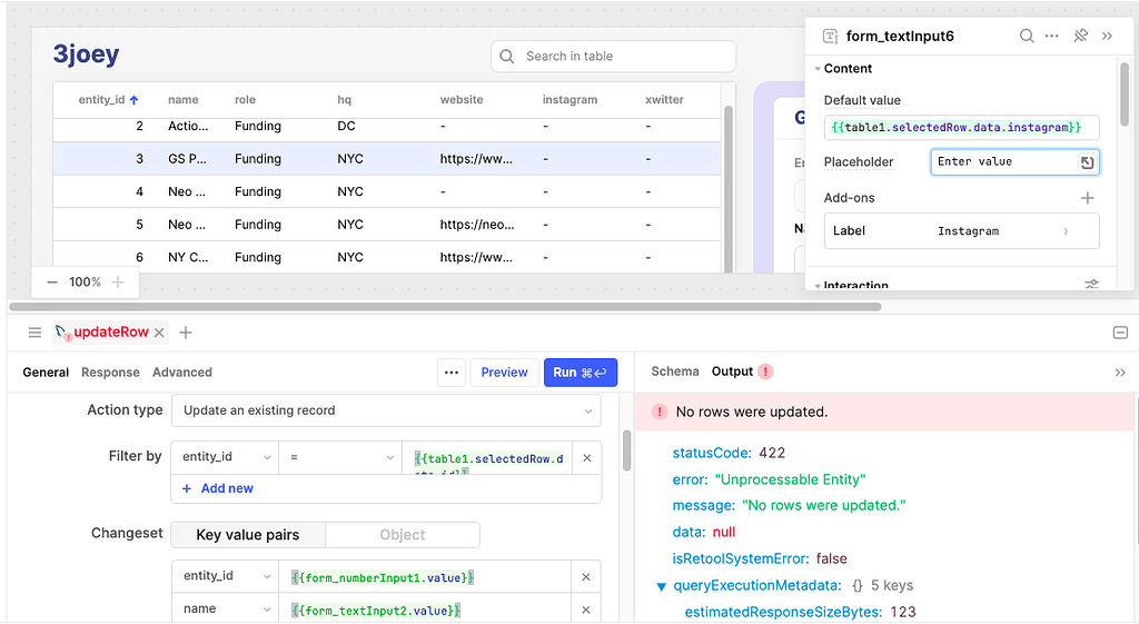 Unable To Update Sql Table Via Form App Building Retool Forum unable-to-update-sql-table-via-form-app-building-retool-forum