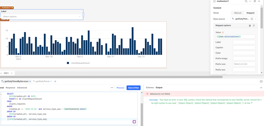 Chart using multiselect - 💬 App Building - Retool Forum