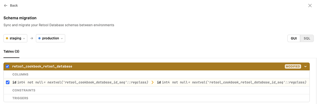 Retool Database Schema Migration detects unnecessary changes for auto ...