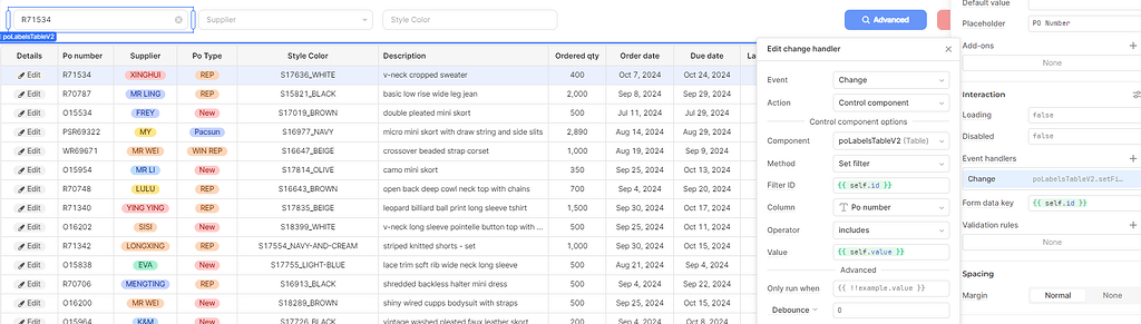BUG: Filter stack not working - 💬 App Building - Retool Forum