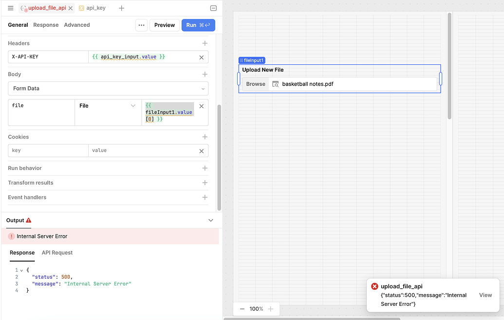 How to upload file from file input to Rest API? - 💬 Queries and ...