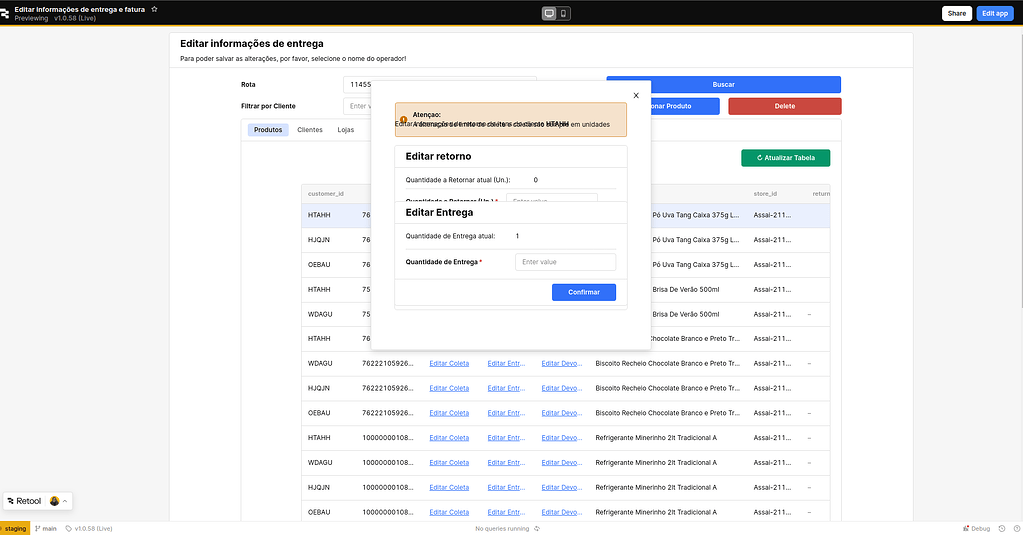 My table modals render all at once - 💬 App Building - Retool Forum