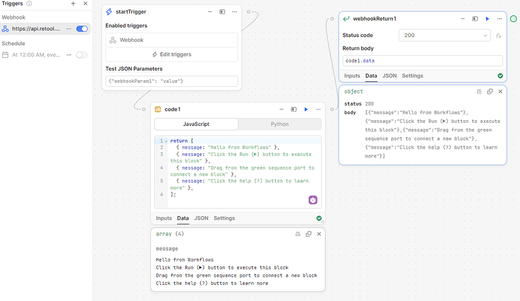 Unable to get output from workflow run in app - 💬 Workflows - Retool Forum