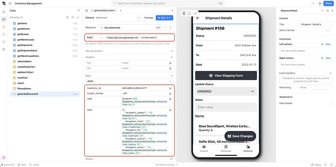 Generate Document Query