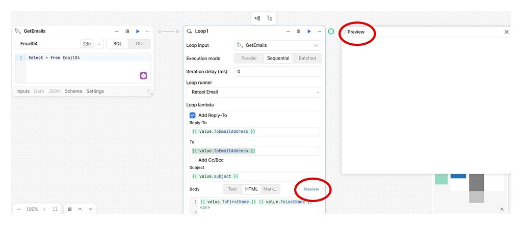 Preview of Email Output from Workflow - 💬 App Building - Retool Forum