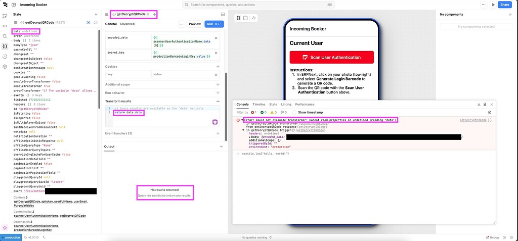 REST API Resource Query returns "data" on Mobile but not on Web - 💬 ...
