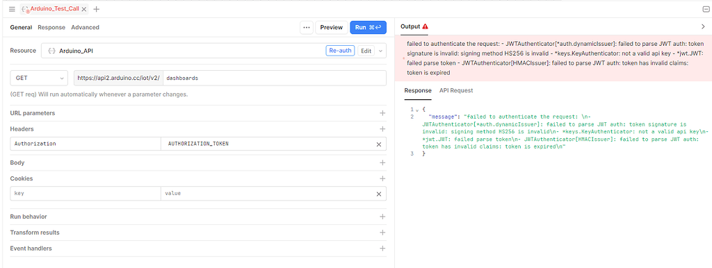 Rest API call not triggering the resource when token expired - 💬 ...