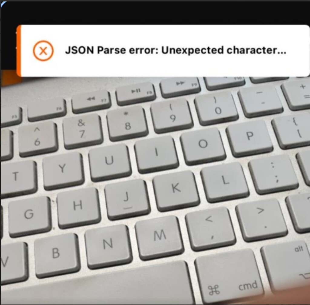 JSONException on Photo Capture in Offline Mode (Retool Mobile iOS) - 💬 ...