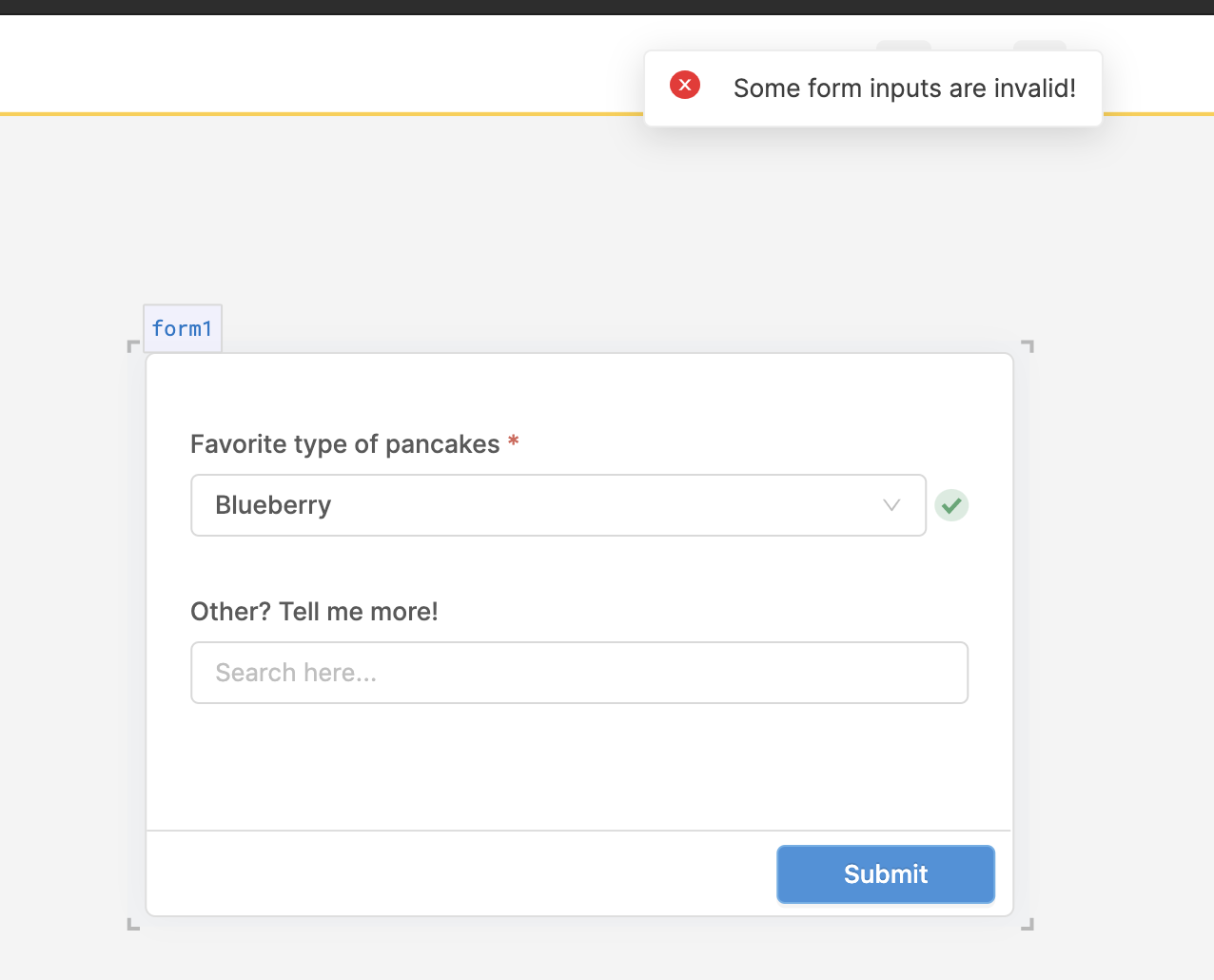 Form Error State Persists As Empty Input Changes From Required To Optional Support Retool Forum